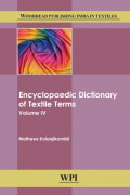 Encyclopaedic dictionary of textile terms