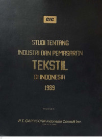 Studi tentang industri dan pemasaran tekstil di Indonesia