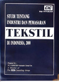 Studi tentang industri dan pemasaran tekstil di Indonesia