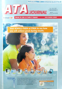 Image of ATA Journal for Asia On Textile & Apparel: Visit SCHOLL-THEN at ITMA to See How You Will Achieve Great Dyeing Results