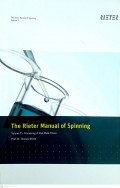 The Rieter Manual of Spinning Volume 7: Processing of Man-Made Fibres
