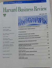 Harvard Business Review: Viewing Investments As Options