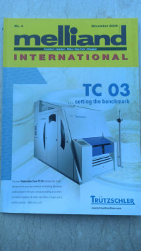 Melliand International : TC 03 Setting The Benchmark