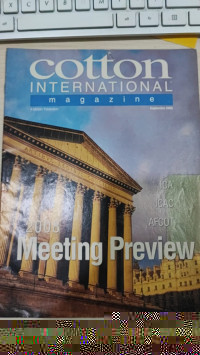 Image of Cotton International Magazine : 2008 Meeting Preview
