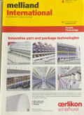 Melliand International : Innovative yarn and package technologies