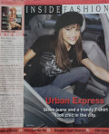 Inside Fashion : Urban Express Sleek Jeans and a Trendy T-shirt look chic in the city