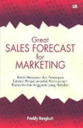 Great Sales Forceast for Marketing