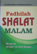 Fadhilah Shalat Malam Menurut Al-Qur'an dan Hadits