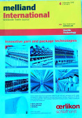Melliand International : Innovative Yarn and Package Technologies
